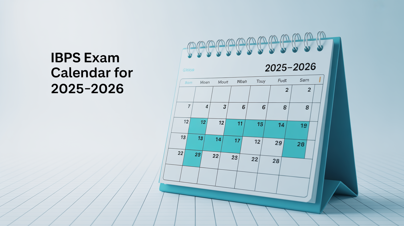 IBPS Exam Calendar for 2025–2026